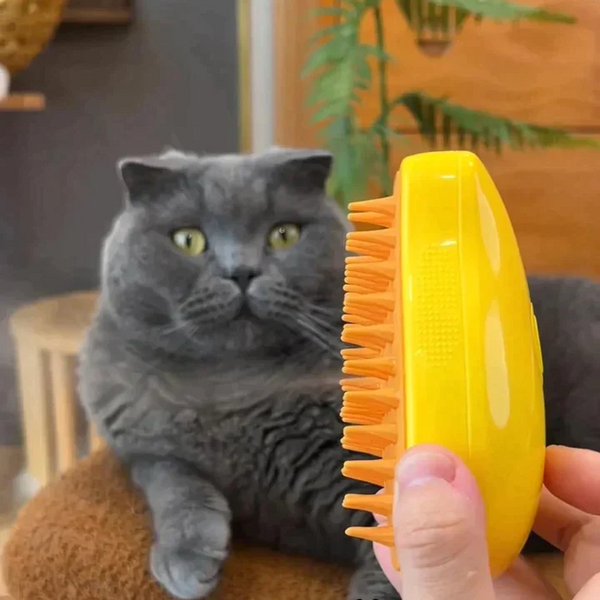 Steaming Cat Brush