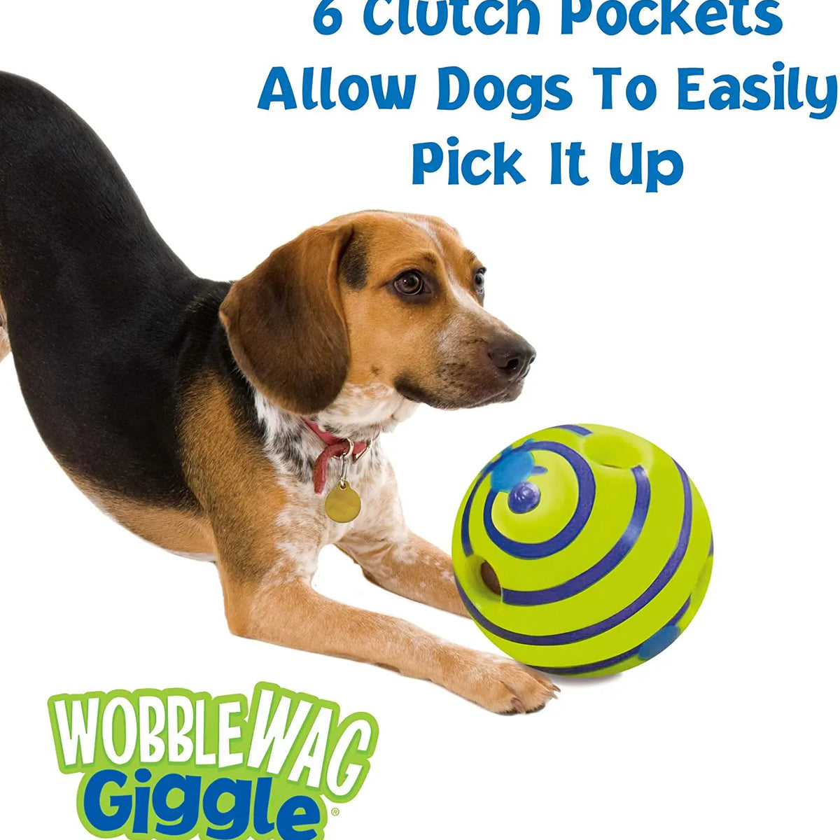 Wobble Wag Giggle Glow Ball Interactive Dog Toy