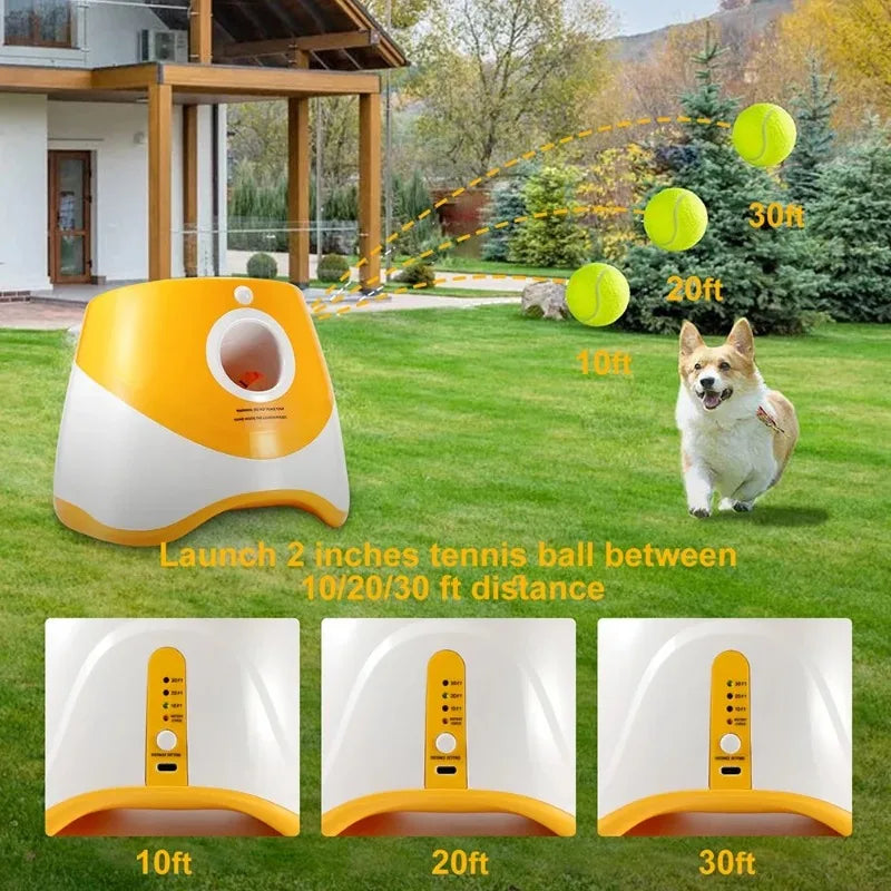 Automatic Ball Launcher Interactive Dog Training Toy