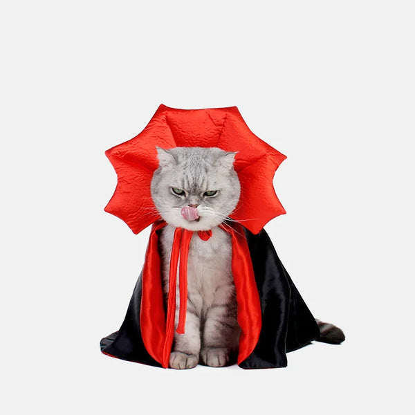 Pet Halloween Cosplay Vampire Cloak