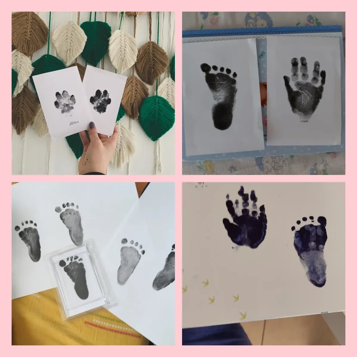 Non-Toxic Baby Handprint Footprint Imprint Kit