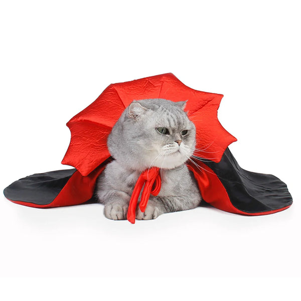 Pet Halloween Cosplay Vampire Cloak