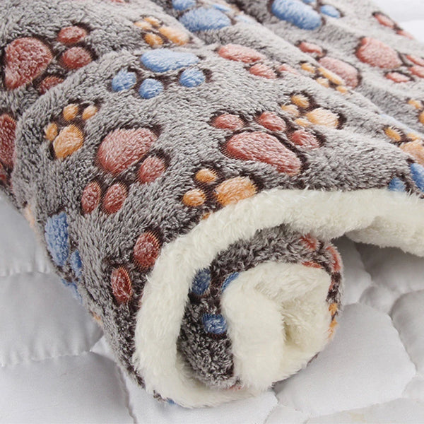 Flannel Thickened Pet Sleeping Mat Warm Pet Blanket